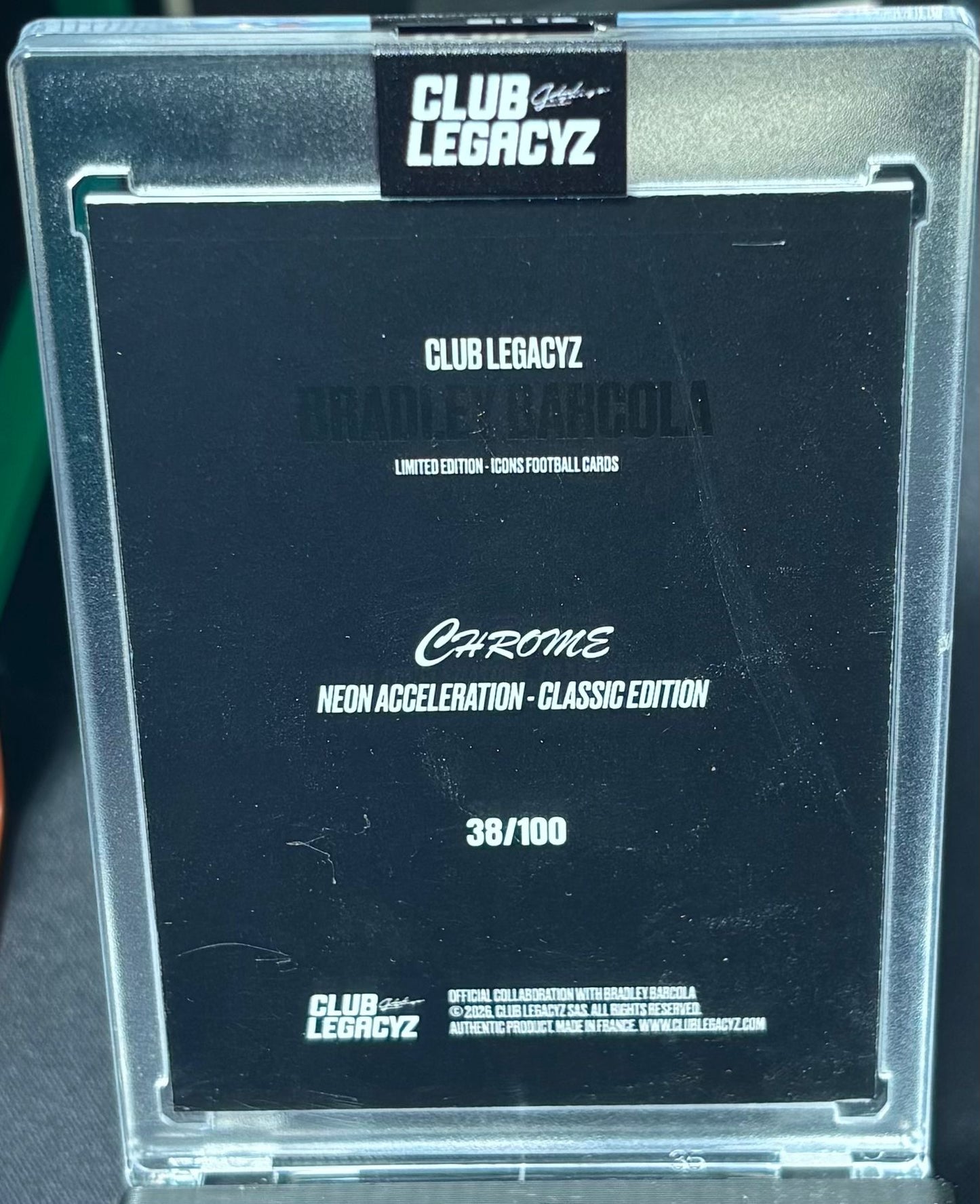 Club LegacyZ Bradley Barcola Chrome /100