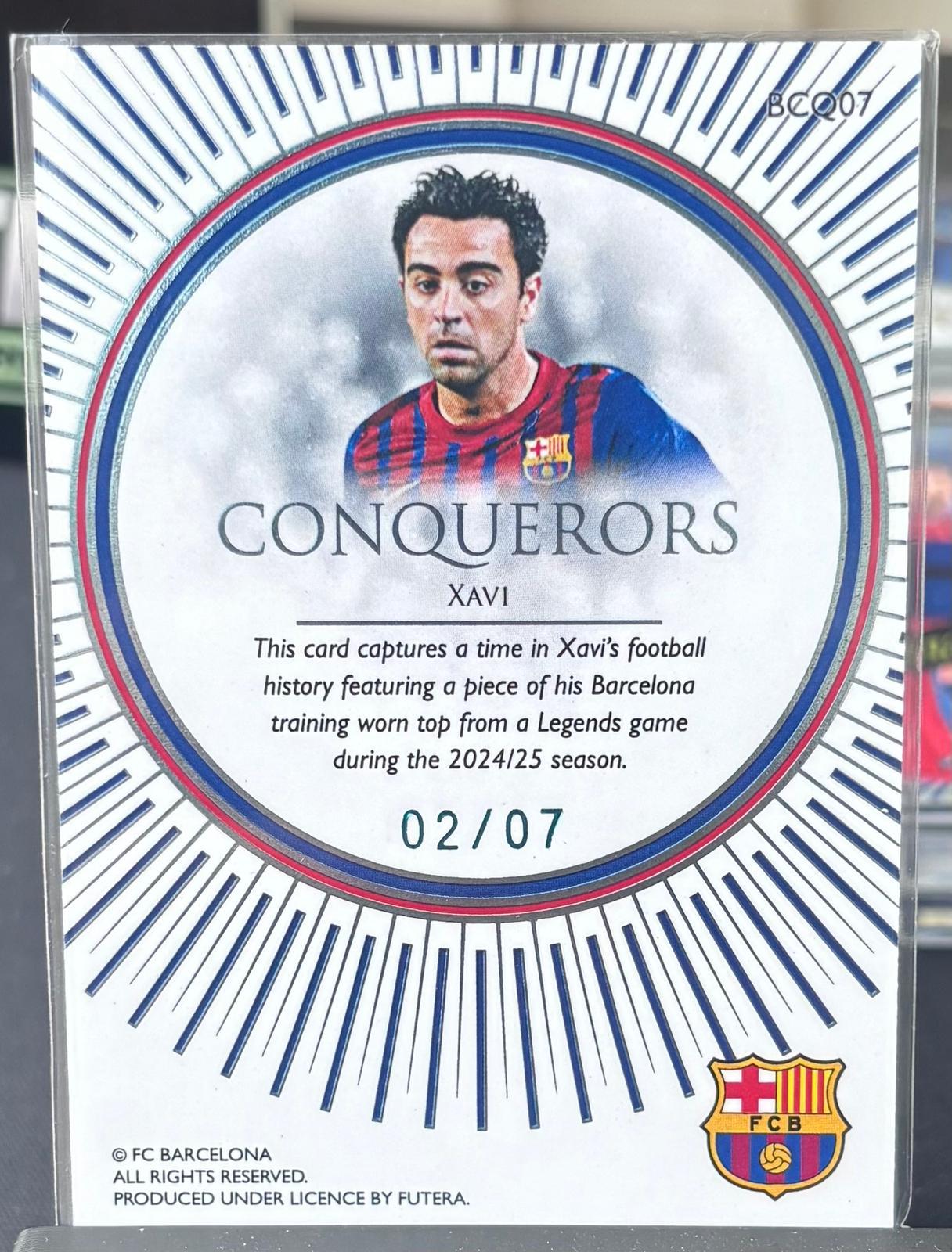 2024/25 Futera Xavi Game Worn Memorabilia /7