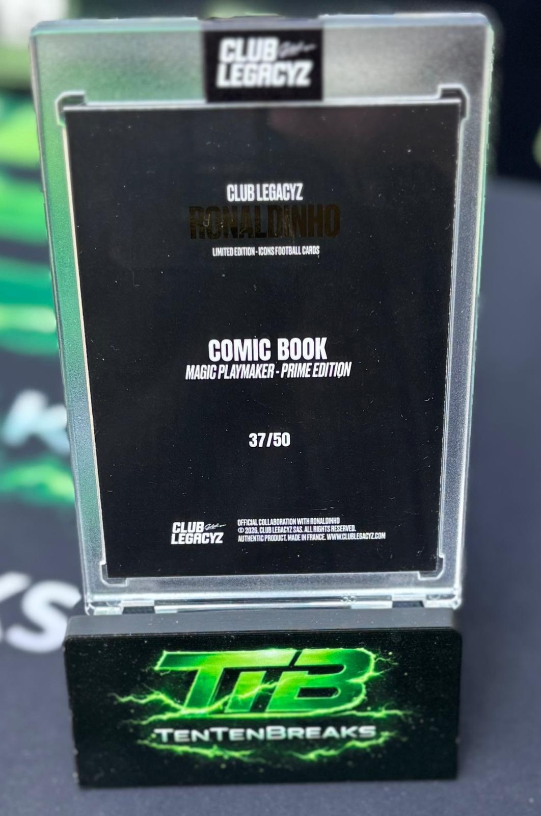 Club LegacyZ 3rd Edition Ronaldinho Comic Book /50