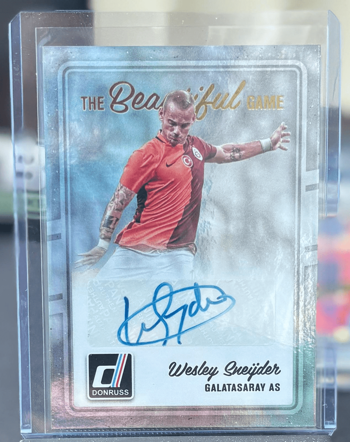 2016/17 Donruss Wesley Sneijder Autograph - TENTENBREAKS