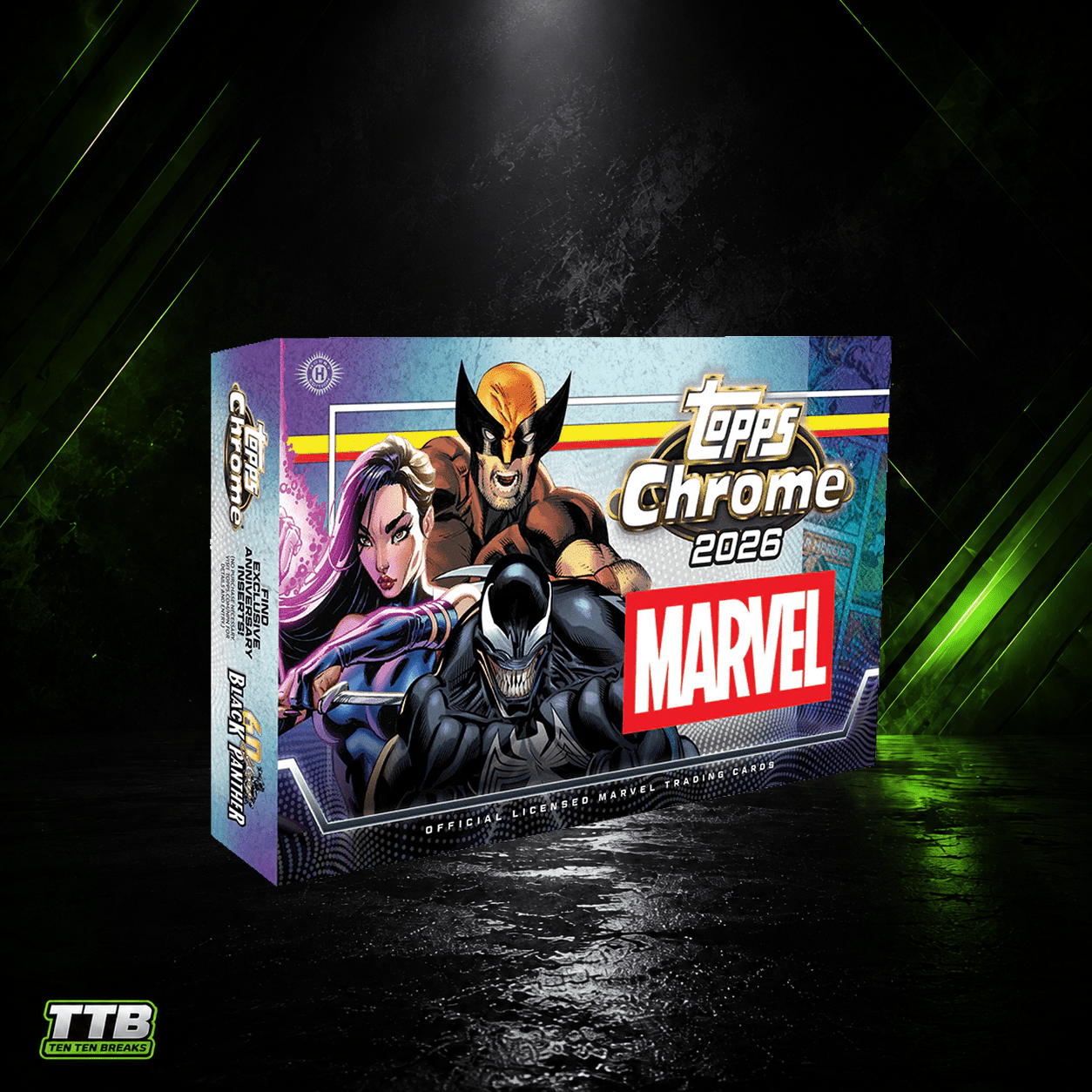 2026 Topps Marvel Chrome Comics Hobby Box | Marvel Trading Cards UK - TENTENBREAKS