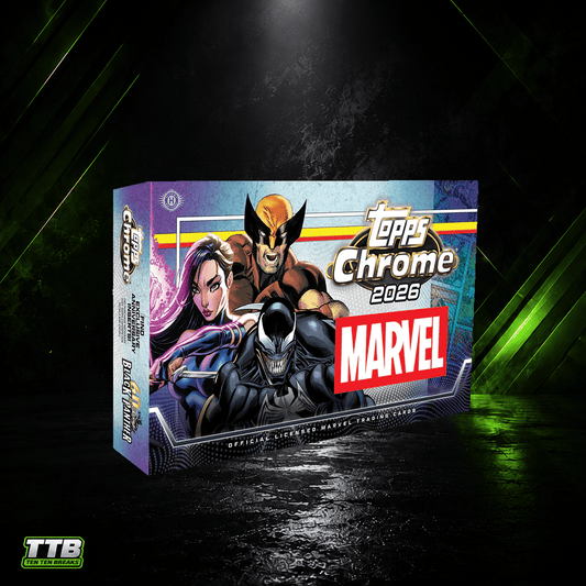 2026 Topps Marvel Chrome Comics Hobby Box | Marvel Trading Cards UK - TENTENBREAKS