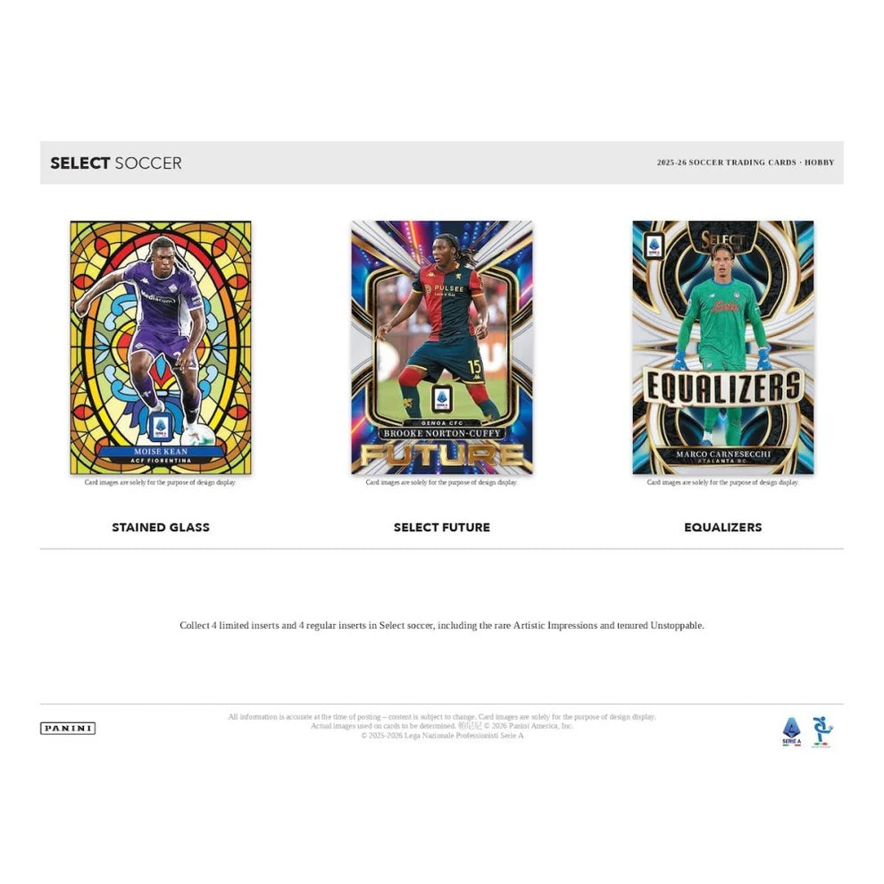 Panini Select Serie A Soccer 2025/26 Hobby Box