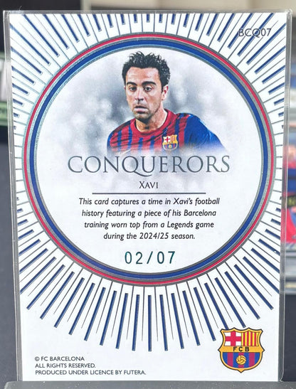 2024/25 Futera Xavi Game Worn Memorabilia /7