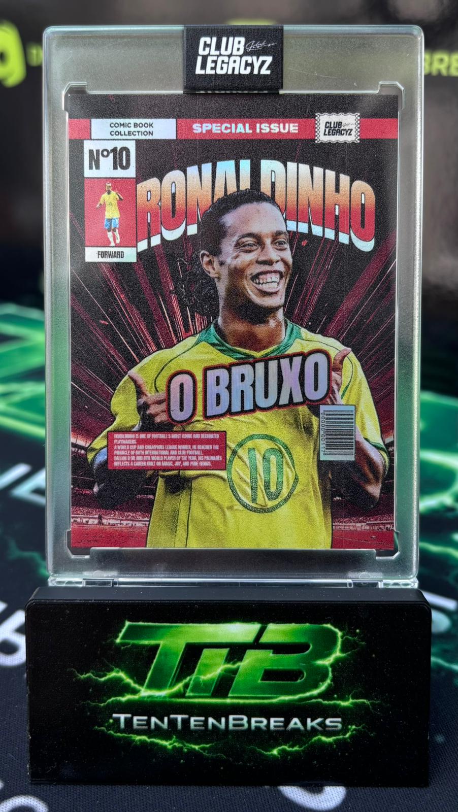 Club LegacyZ 3rd Edition Ronaldinho Comic Book /50