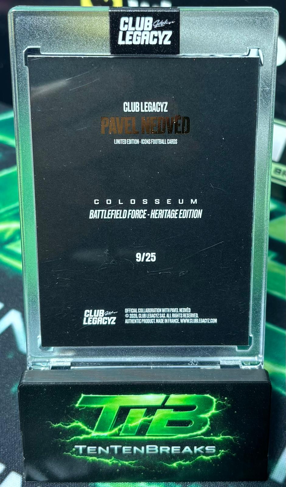 Club LegacyZ 3rd Edition Pavel Nedved Colosseum /25