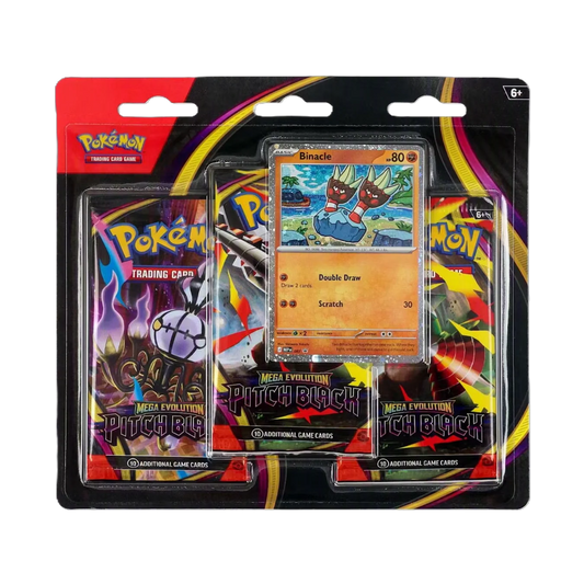 Pokemon Mega Evolution Pitch Black 3-Pack Blister