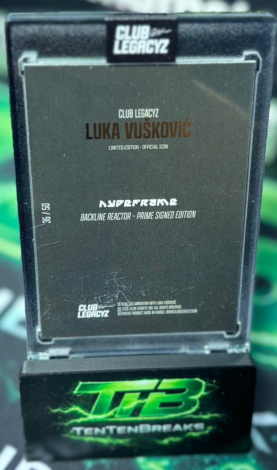 Club LegacyZ 3rd Edition Luka Vuskovic Autograph /50