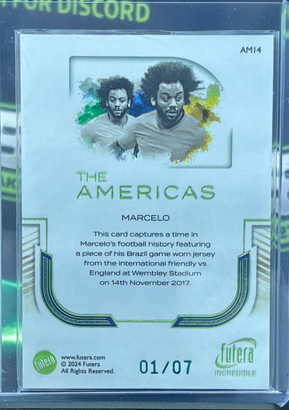 Futera Incredible Marcelo Patch 1/7 - TENTENBREAKS