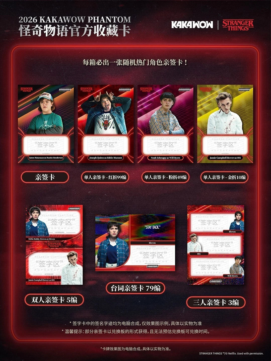 2026 Stranger Things Phantom Kakawow Hobby Box
