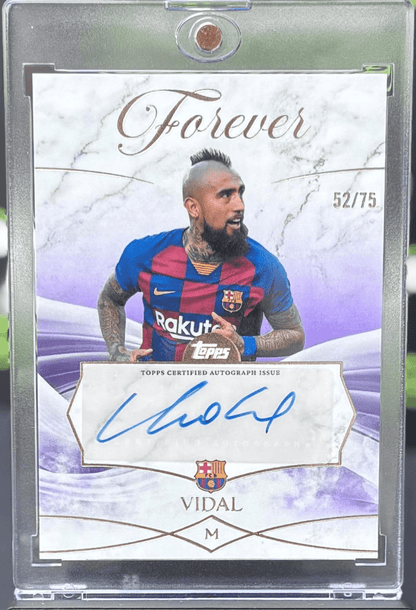 Topps Barcelona Forever Arturo Vidal Auto /75 - TENTENBREAKS