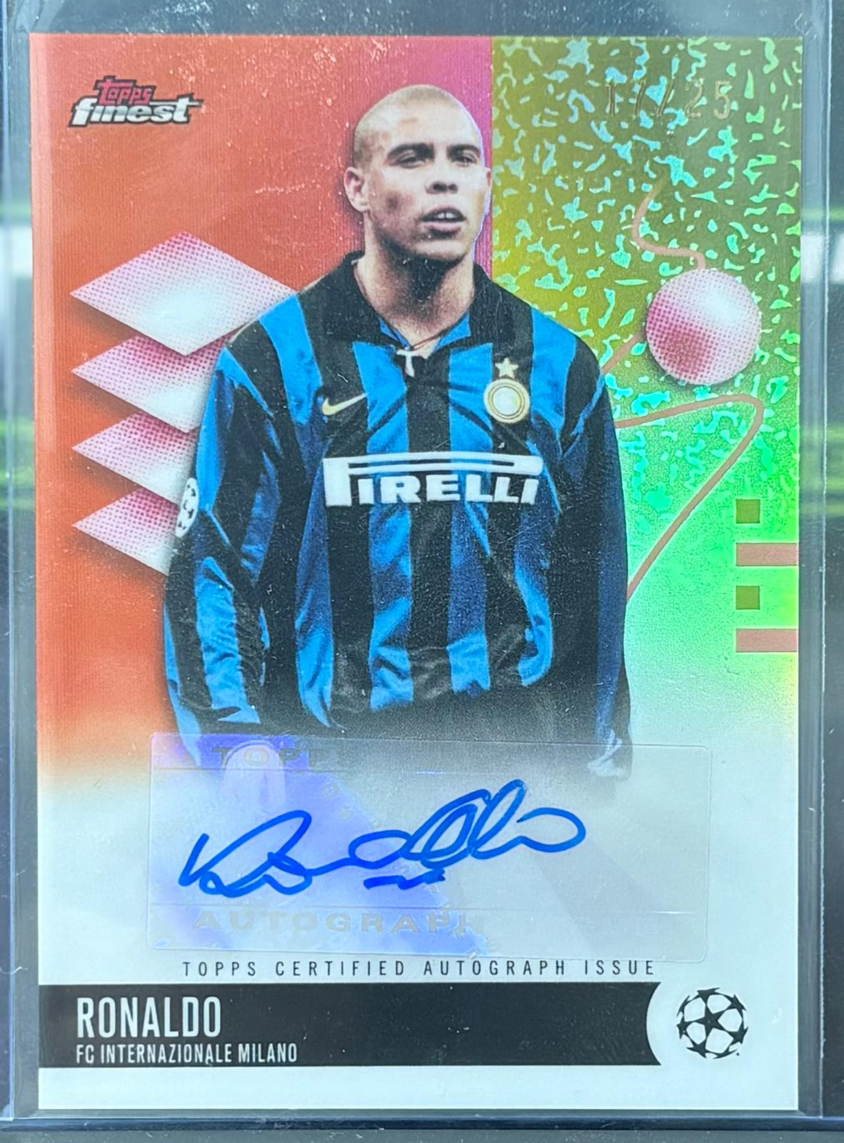 Topps Finest 25/26 Ronaldo Nazario Auto 17/25 - TENTENBREAKS